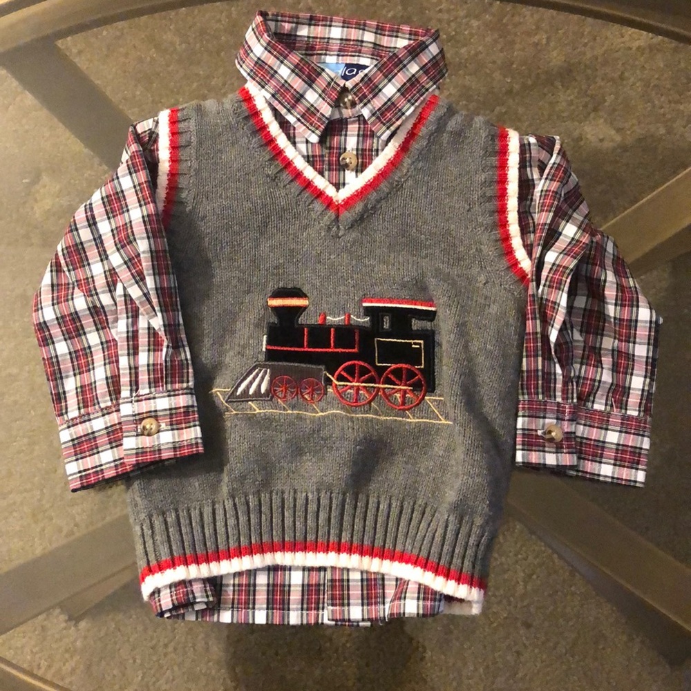 Good Lad Two Piece Shirt/Vest Set